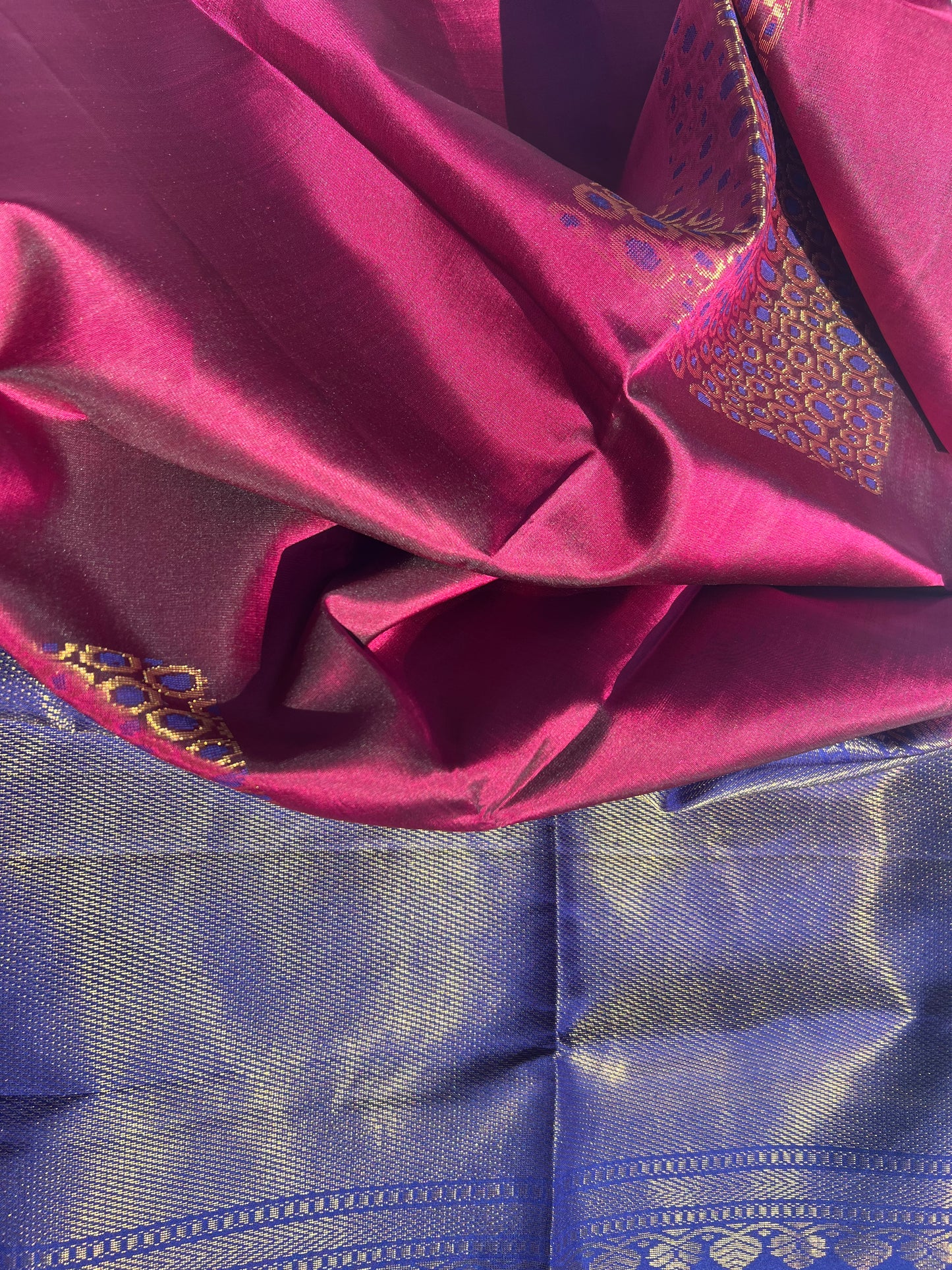 Wine Silk Saree