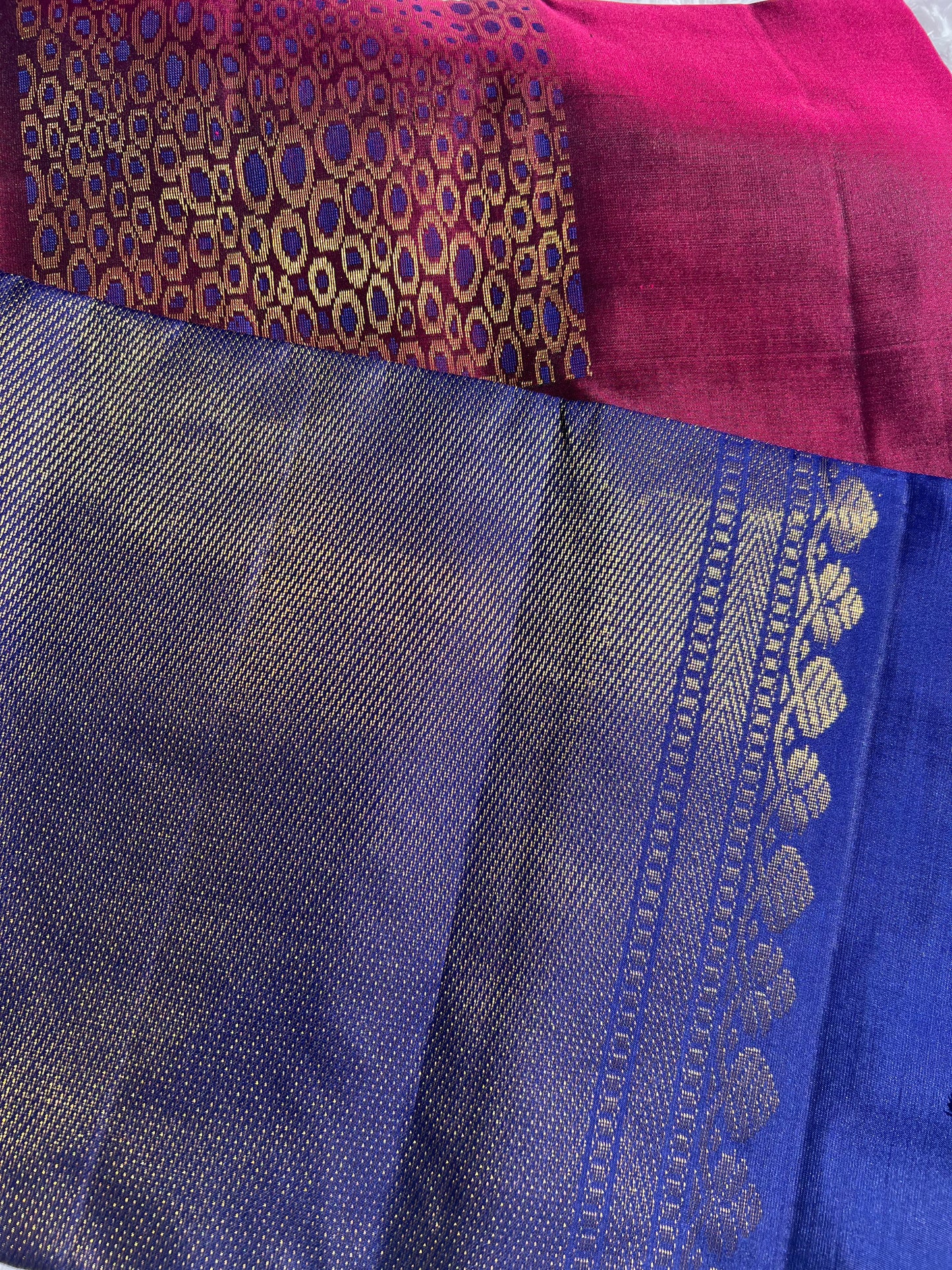 Wine Silk Saree