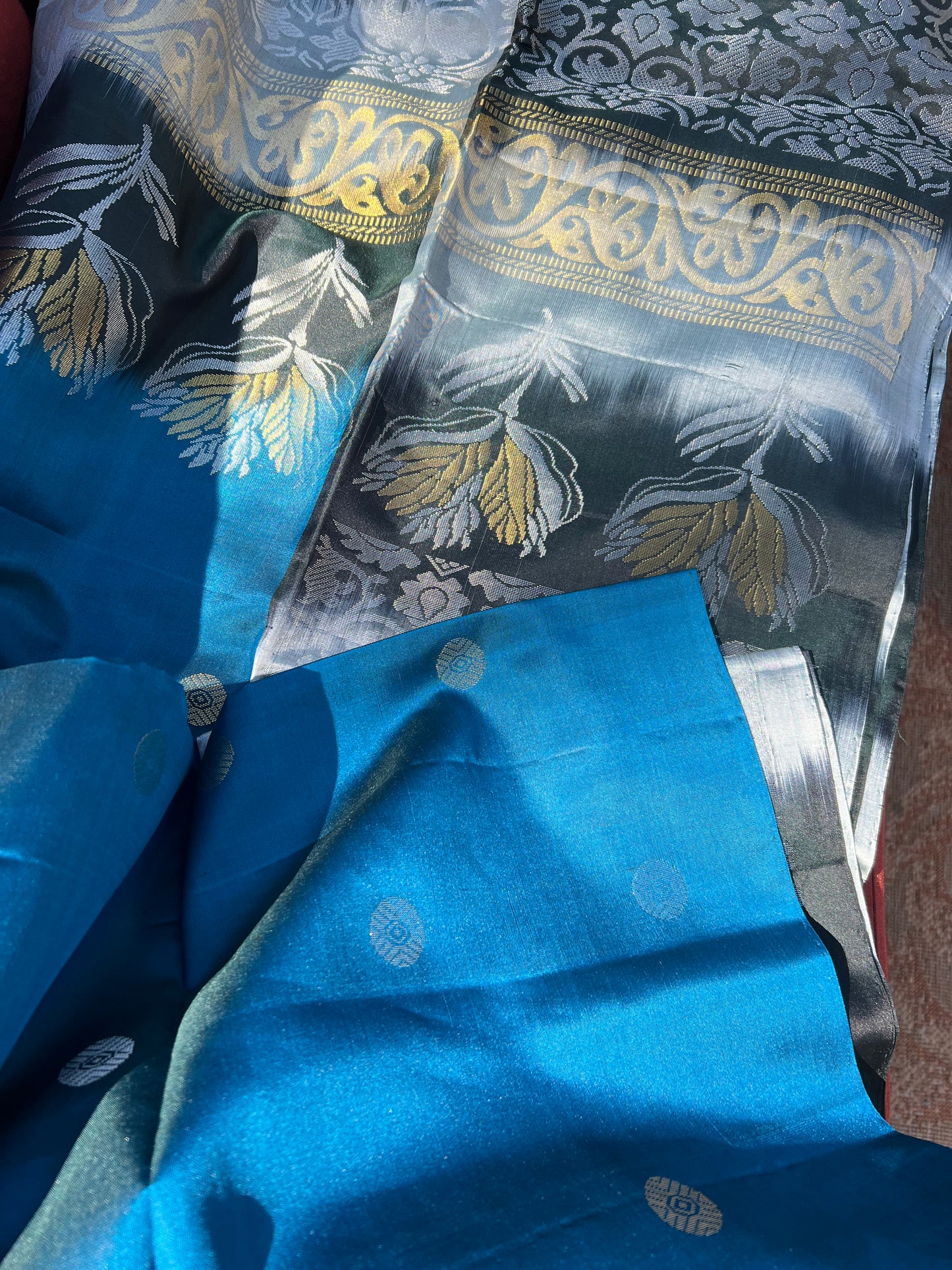 Blue Silk Saree