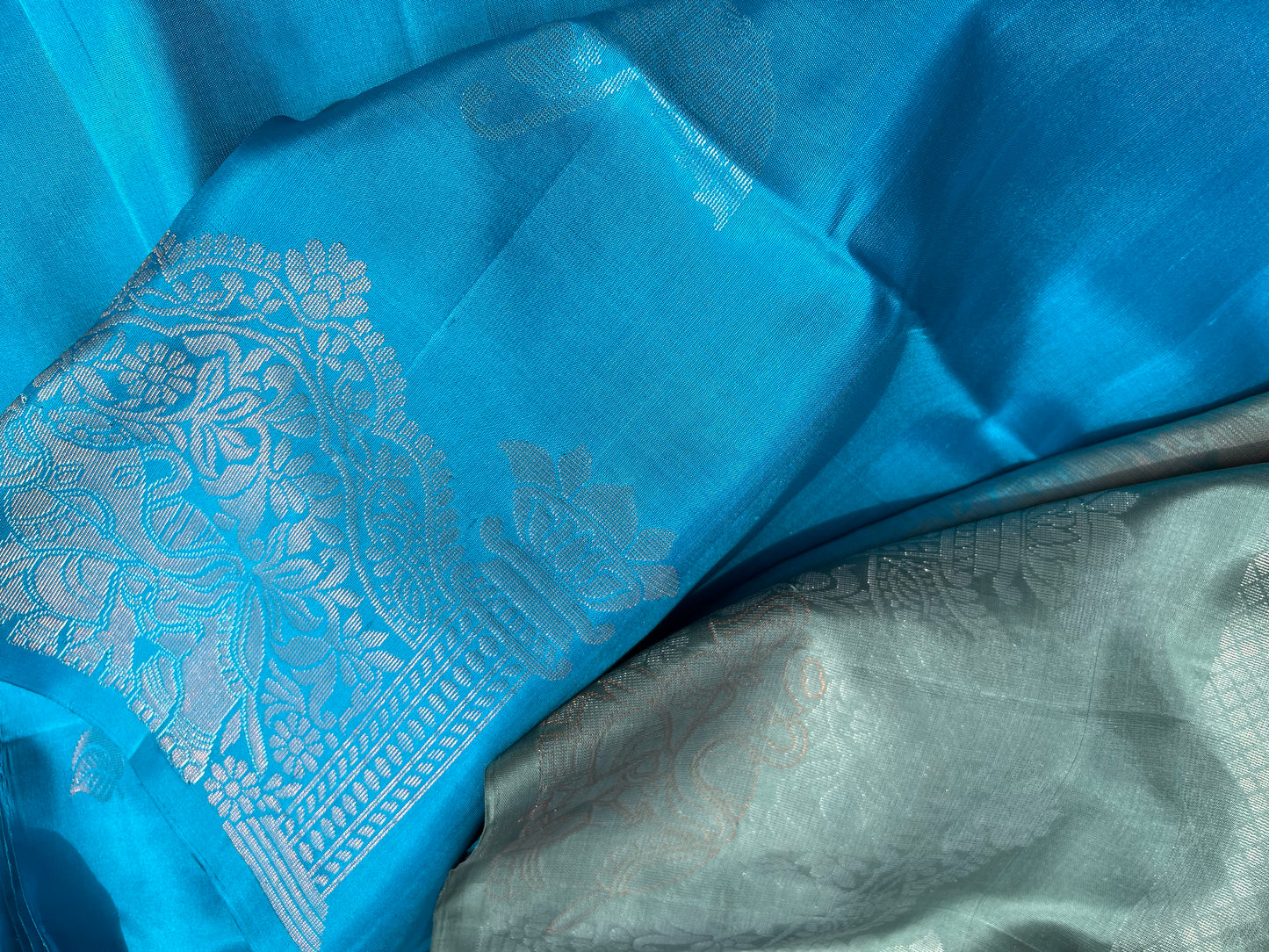 Blue Silk Saree
