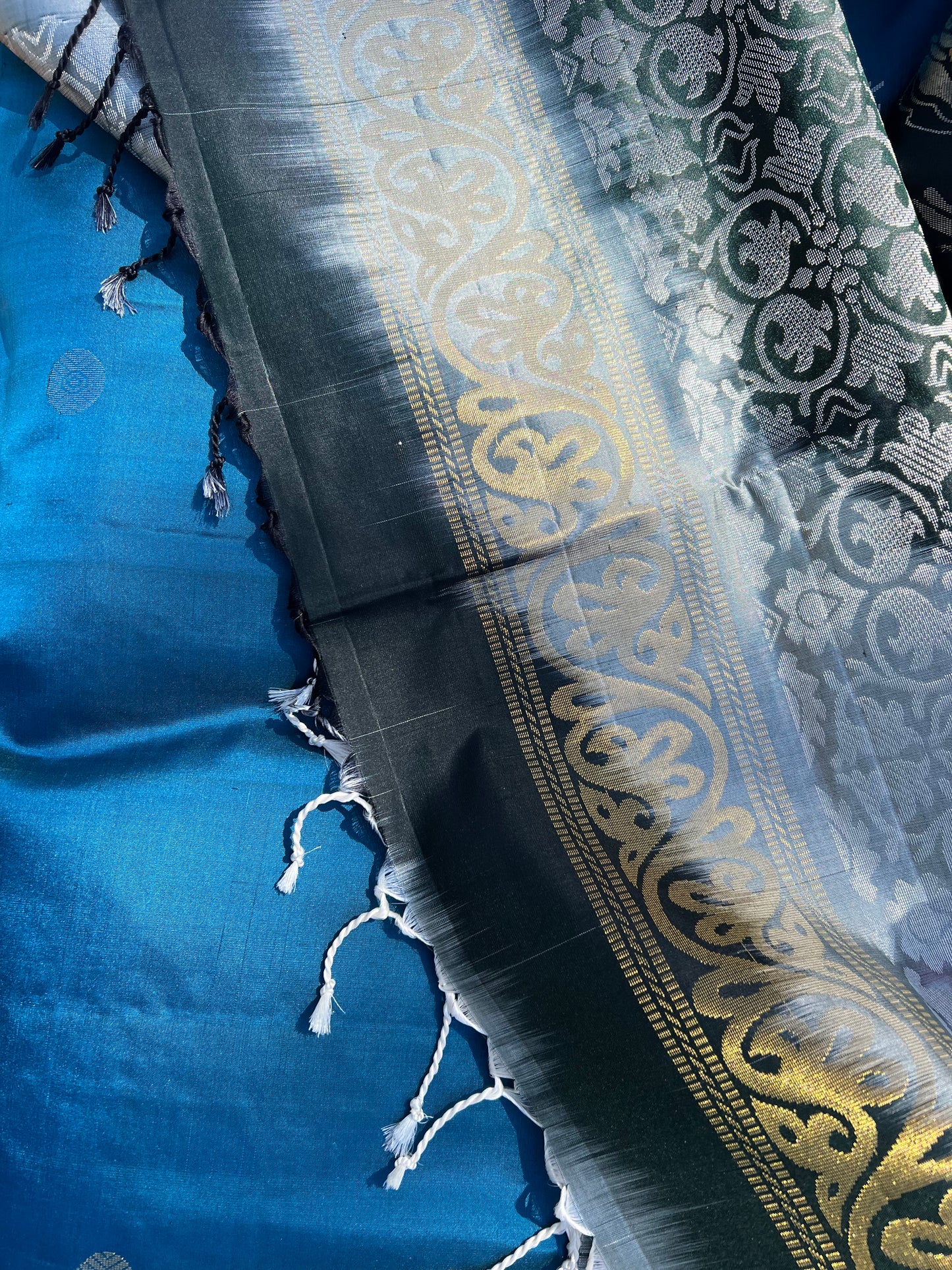 Blue Silk Saree